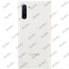 Чехол Samsung Silicone Cover для Galaxy Note 10 (SM-N970F) (белый)
