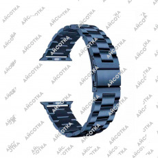 Ремешок металлический Watch Series 42mm/44mm (синий)