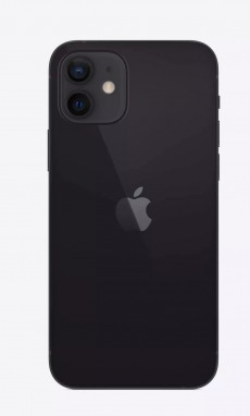 Корпус для iPhone 12 (Ростест) (черный) OEM