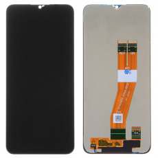 Дисплей для Samsung SM-A025F Galaxy A02s тачскрин черный OEM