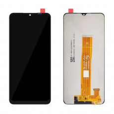 Дисплей для Samsung A022F Galaxy A02 тачскрин черный OEM LCD