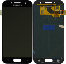 Дисплей для Samsung SM-A315F Galaxy A31 в рамке тачскрин черный OEM LCD