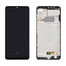 Дисплей для Samsung SM-A325F Galaxy A32 в рамке тачскрин черный OEM