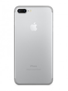 Корпус для iPhone 7 Plus (Ростест) (серебряный) OEM