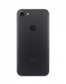 Корпус для iPhone 7 (Ростест) (матовый черный) OEM