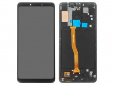 Дисплей для Samsung SM-A920F Galaxy A9 2018 в рамке тачскрин черный OEM