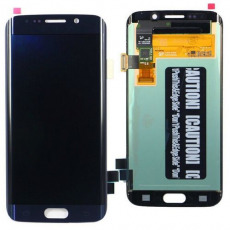 Дисплей для Samsung SM-G925 Galaxy S6 Edge + тачскрин (синий) (оригинал LCD)