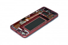 Дисплей для Samsung SM-G950F Galaxy S8 в рамке + тачскрин (красный) (оригинал NEW)