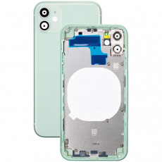 Средняя часть корпуса для Apple iPhone 11 (Ростест) (зеленый) (разбитая задняя крышка)