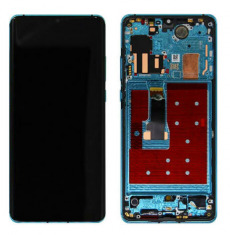 Дисплей для Huawei Honor P30 Pro (VOG-L29) + тачскрин + рамка (сине-зелёный) (оригинал NEW)