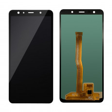 Дисплей для Samsung SM-A750F Galaxy A7 2018 тачскрин черный OEM LCD