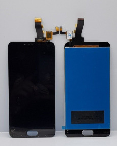Дисплей для Meizu M5 тачскрин черный OEM LCD