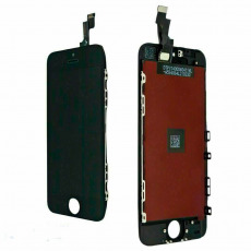 Дисплей для Apple iPhone 5 + тачскрин с рамкой  черный (LCD оригинал/Замененное стекло)