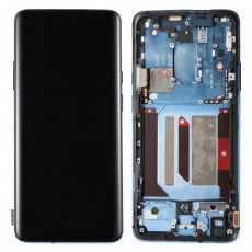 Дисплей для OnePlus 7T в рамке + тачскрин (черный) (оригинал снятый)