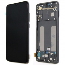 Дисплей для Xiaomi Mi 9 Lite Mi A3 Lite в рамке тачскрин черный OEM