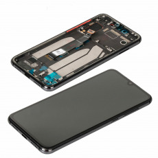 Дисплей для Xiaomi Mi 9 Se в рамке + тачскрин (черный) (оригинал NEW)