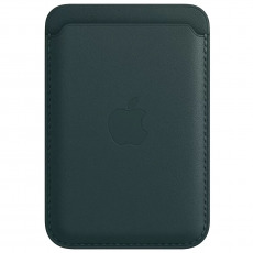 Кардхолдер для Apple iPhone 13 /13 Mini /13 Pro/13 Pro Max Leather Wallet MagSafe (зеленый)