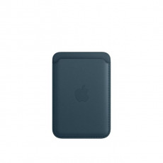 Кардхолдер для Apple iPhone 12 /12 Mini /12 Pro/12 Pro Max Leather Wallet MagSafe (синий)