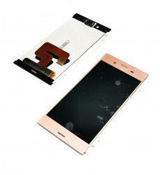 Дисплей для Sony Xperia XZ1 (G8341) / XZ1 Dual (G8342) + тачскрин (розовый) (оригинал)