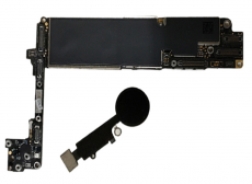 Системная плата (материнская плата) + Touch ID Apple iPhone SE, 32gb (черный)
