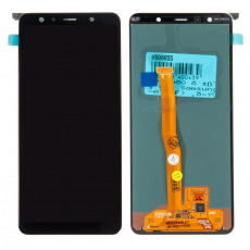 Дисплей для Samsung SM-A750F Galaxy A7 2018 тачскрин черный OLED