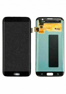 Дисплей для Samsung SM-G935F Galaxy S7 Edge тачскрин черный OEM LCD