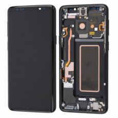 Дисплей для Samsung SM-G960F Galaxy S9 в рамке тачскрин черный OEM LCD