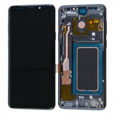 Дисплей для Samsung SM-G965F Galaxy S9 Plus в рамке тачскрин синий OEM LCD