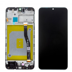 Дисплей для Samsung SM-M205F Galaxy M20 тачскрин в рамке черный OEM