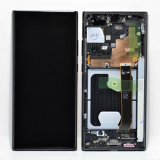 Дисплей для Samsung SM-N985F Galaxy Note 20 Ultra в рамке + тачскрин (черный) (оригинал LCD)