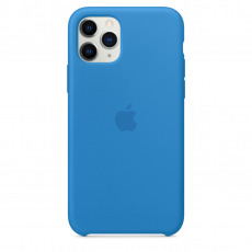 Чехол для iPhone 11 Silicone Case (синий)