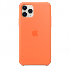 Чехол для iPhone 11 Silicone Case (оранжевый)