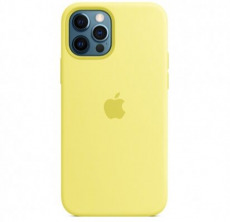 Чехол для iPhone 12 / 12 Pro Silicone Case (желтый)