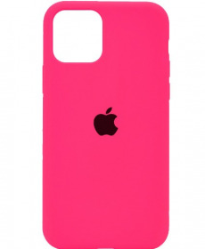 Чехол для iPhone 12 / 12 Pro Silicone Case (ярко-розовый)