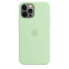 Чехол для iPhone 12 / 12 Pro Silicone Case (фисташковый)