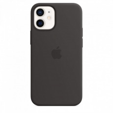 Чехол для iPhone 12 Mini Silicone Case (черный)