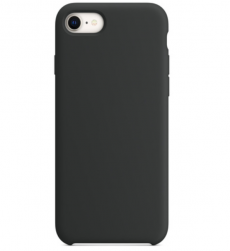 Чехол для iPhone 7 / 8 / SE (2020) Silicone Case черный