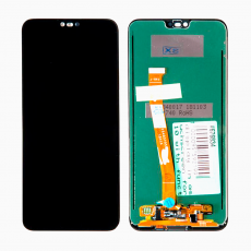 Дисплей для Huawei Honor 10, COL-L29 тачскрин со сканером отпечатка черный OEM LCD