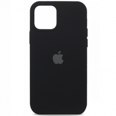 Чехол для iPhone 12 Pro Max Silicone Case черный