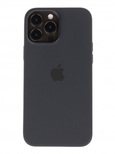 Чехол для iPhone 13 Pro Max Silicone Case черный