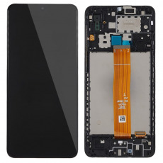 Дисплей для Samsung A022F Galaxy A02 в рамке + тачскрин (черный) (оригинал NEW)
