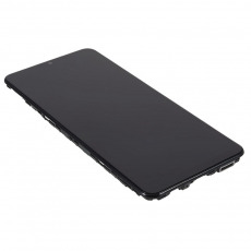 Дисплей для Samsung A022F Galaxy A02 в рамке тачскрин черный OEM