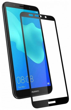 Защитное стекло 9D для Honor Huawei Y5 (2018) Honor 7A и 7A Prime 9S черное