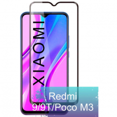 Защитное стекло 9D для Xiaomi Redmi 9 и 9T