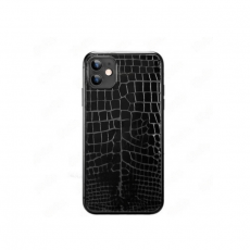 Пленка защитная гидрогелевая для iPhone 12 и 12 Pro задняя панель кожа крокодила