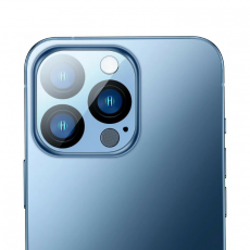 Защитное стекло камеры для iPhone 14 Pro и 14 Pro Max блестящие голубой
