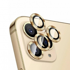 Защитное стекло камеры для iPhone 13 Pro и 13 Pro Max металлик золотой