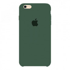 Чехол Apple iPhone 6 / 6S Silicone Case (темно-зеленый)