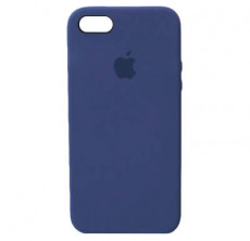 Чехол Apple iPhone 6 Plus / 6S Plus Liquid Silicone Case (закрытый низ) (темно - синий)