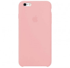 Чехол Apple iPhone 6 / 6S Liquid Silicone Case №12 (закрытый низ) (розовый)